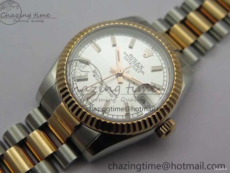 NH05A Dial Edition RG on 31mm Markers SEIKO Best GSF President Silver SS Stick Bracelet 178274 Datejust SS RG 0514